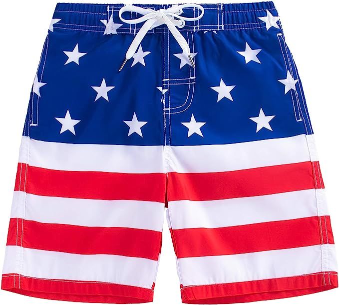 Kute 'n' Koo Boys Swim Trunks, UPF 50+ Quick Dry Boys Swim Shorts, Toddlers Swim Trunks Size from... | Amazon (US)