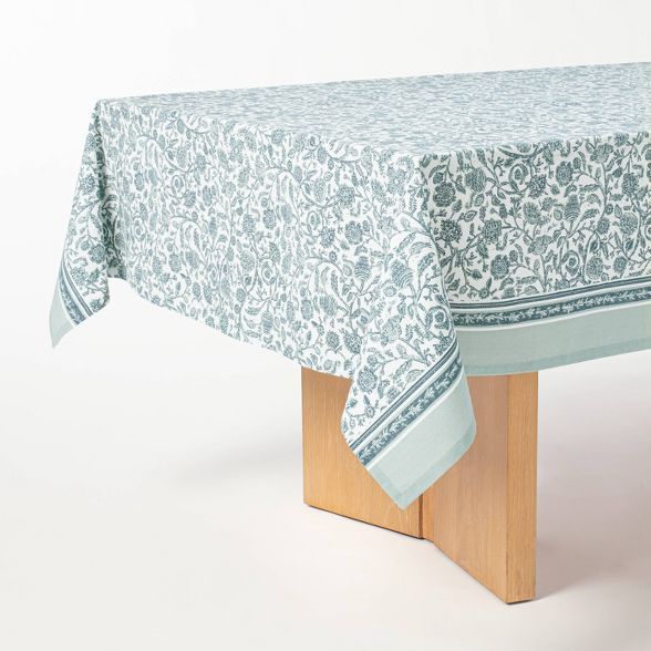 84" x 60" Cotton Floral Tablecloth - Threshold™ designed with Studio McGee | Target