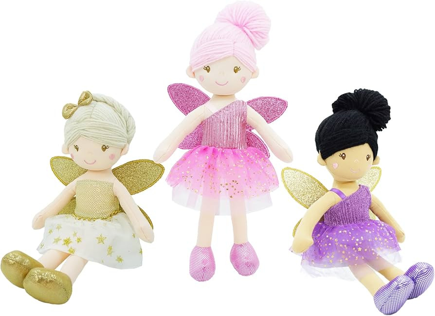June Garden 12" Enchanted Garden 3 Fairy Dolls Package - Best Value | Amazon (US)