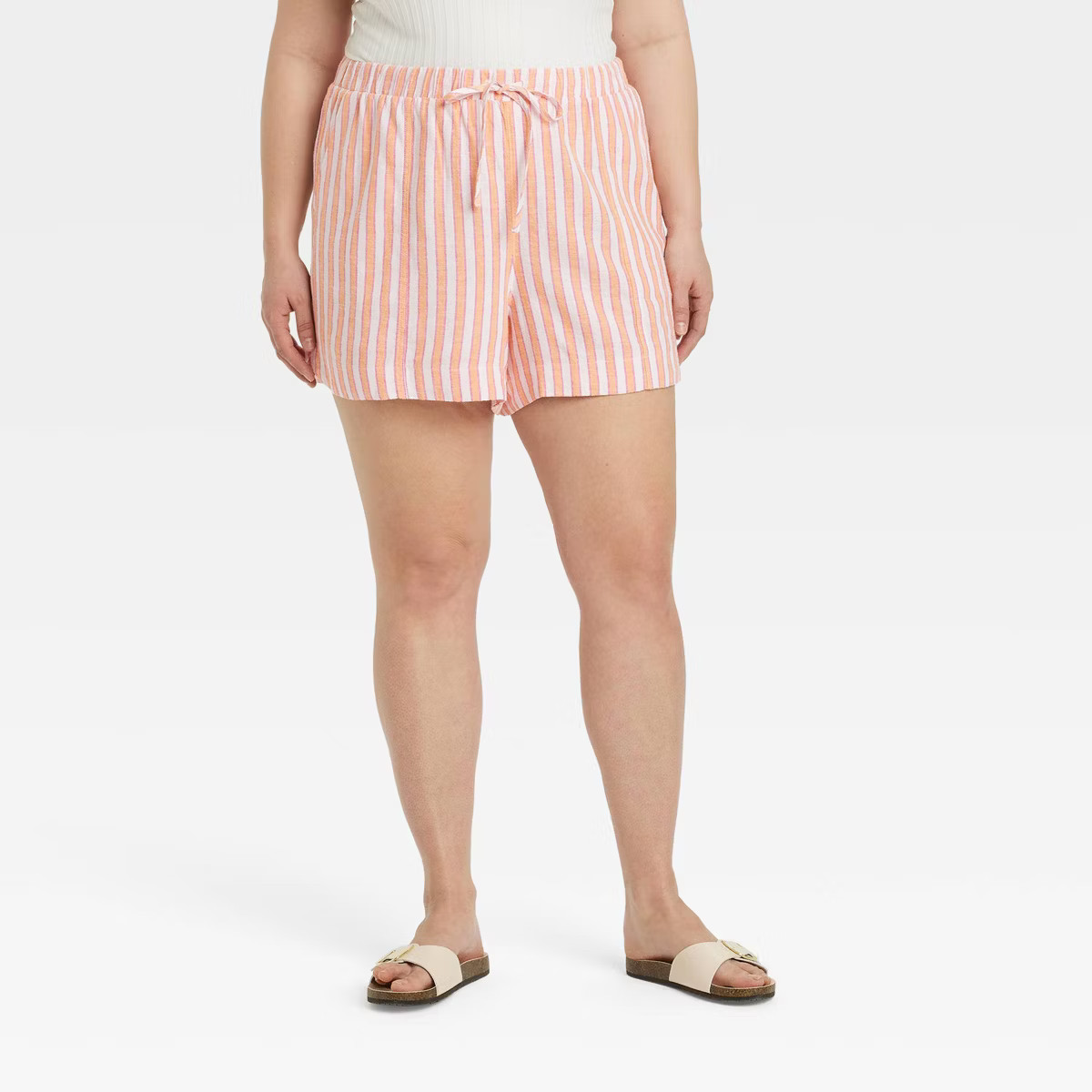Women's High-Rise Linen Pull-On Shorts - Universal Thread™ | Target