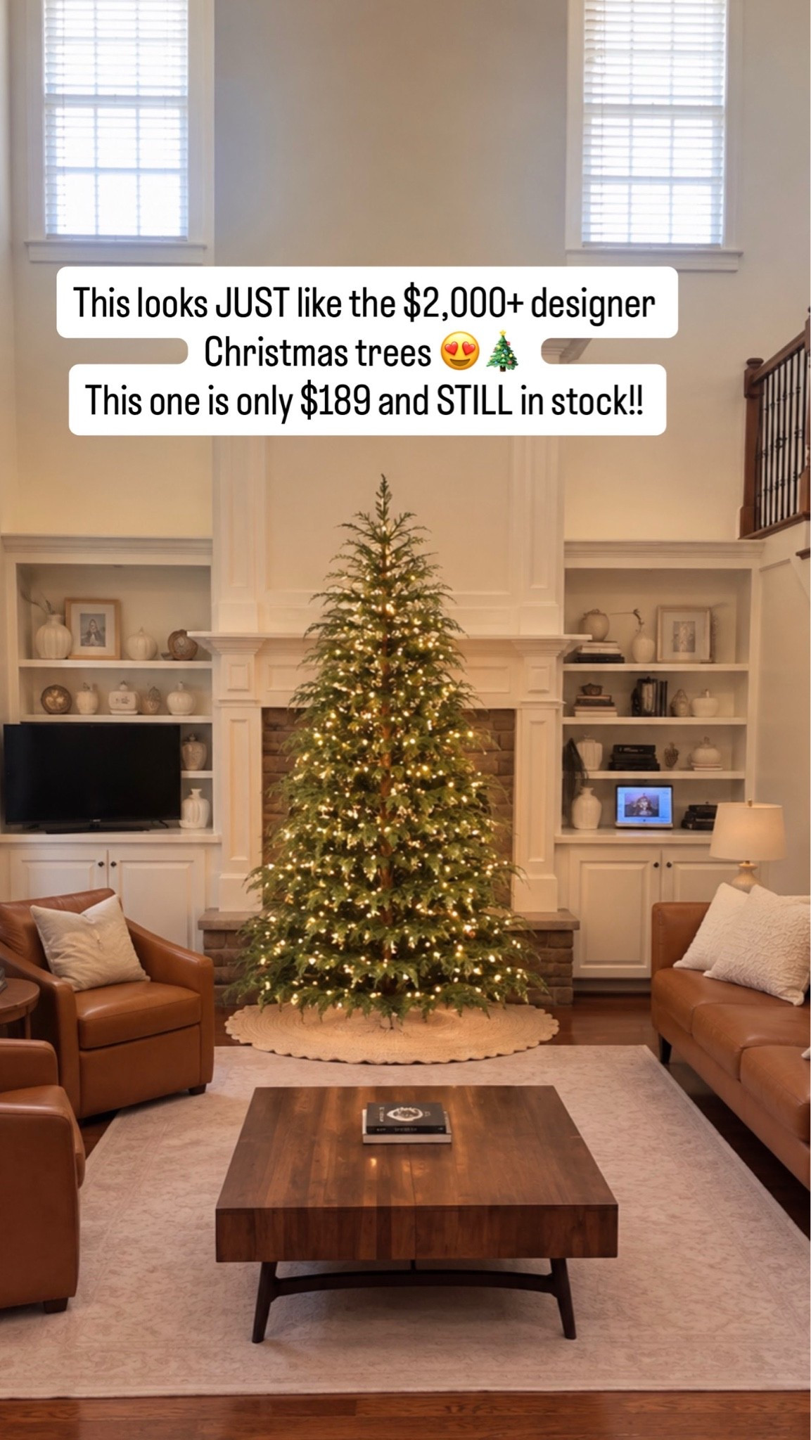 This looks JUST like the $2,000+ designer Christmas trees 😍🎄
This one is only $189 and STILL in stock!! (Not for long!)

#LTKSeasonal