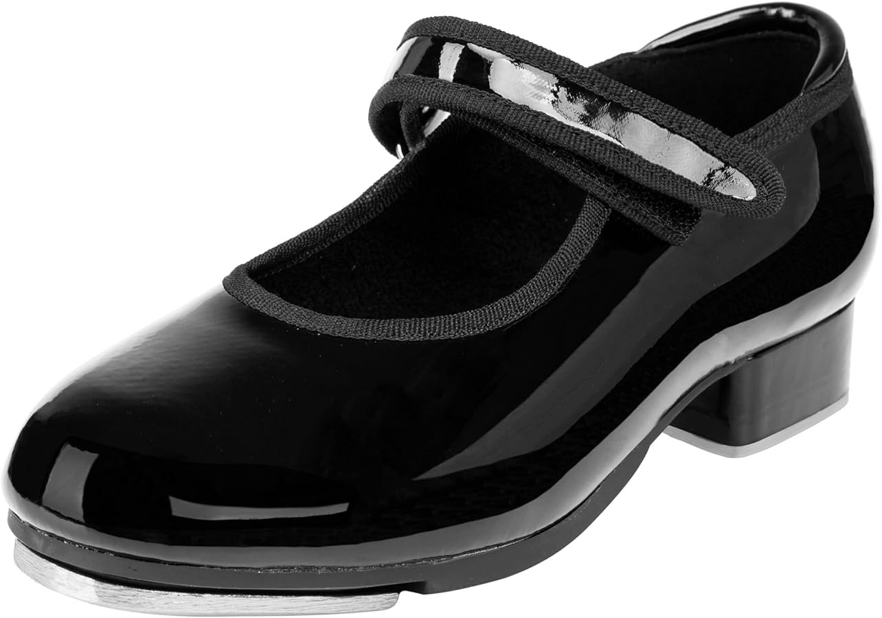 Stelle Tap Shoes for Girls Boys PU Leather Non-Slip Dance Shoes for Toddler/Little Kid/Big Kid | Amazon (US)