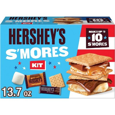HERSHEY'S Milk Chocolate with Caramel S'mores Kit - 13.7oz | Target