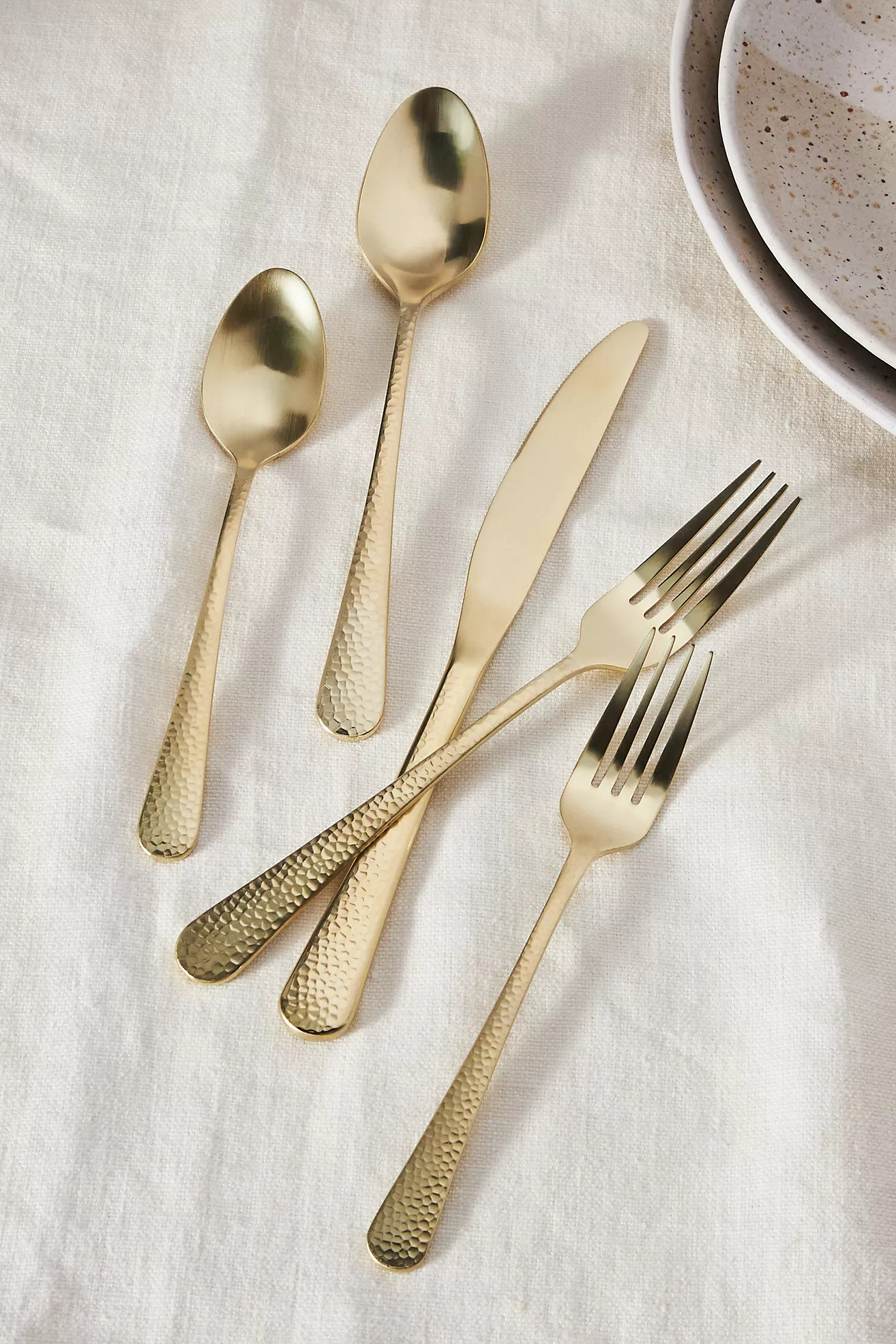 Keene Satin Flatware 20-Piece Place Setting | Anthropologie (US)