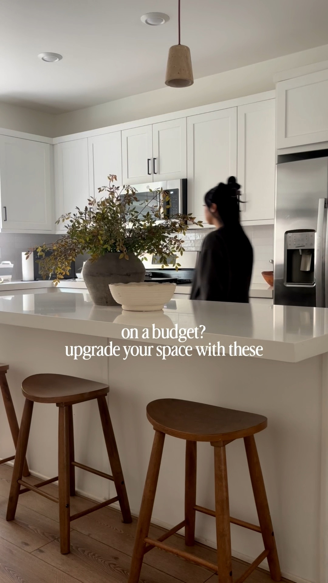 

I didn’t want to spend a ton on barstools, so I took a chance on these from amazon and they ended up pulling everything together way more than I expected! I love that they’re:

• affordable
• simple but still look good
• fit the space & add some warmth 
• actually comfortable & sturdy 

🤍🤍 save this if you’re upgrading your kitchen area on a budget
🤍🤍 follow @neutralsbydanee for more home finds on a budget 

🏷️ barstools, affordable barstools, Amazon home finds, Amazon kitchens, Amazon barstools, budget finds, kitchen budget finds, renter friendly ideas and finds
