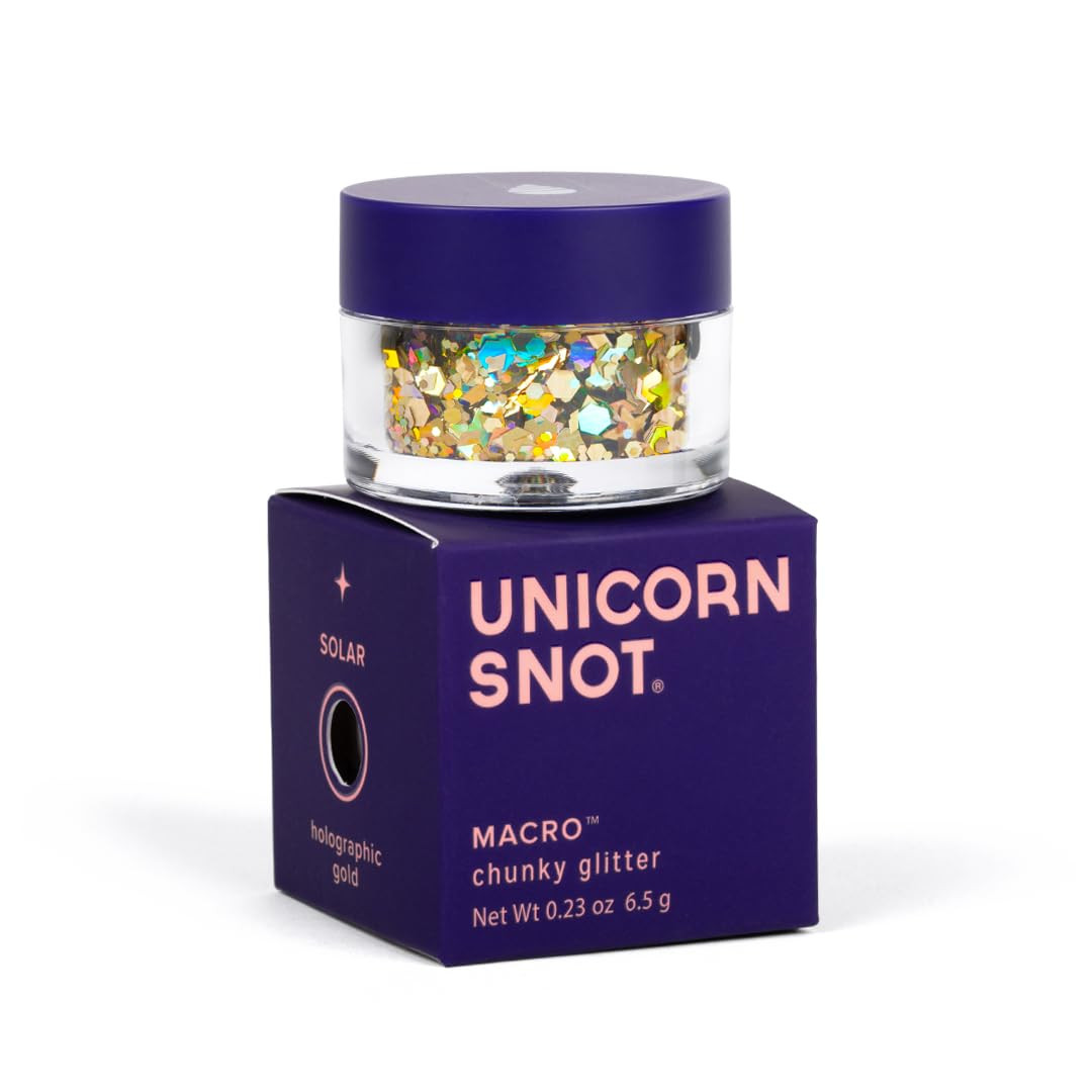 UNICORN SNOT Macro Face & Body Glitter | Cosmetic Grade Large-Particle Loose Glitter | Safe for F... | Amazon (US)
