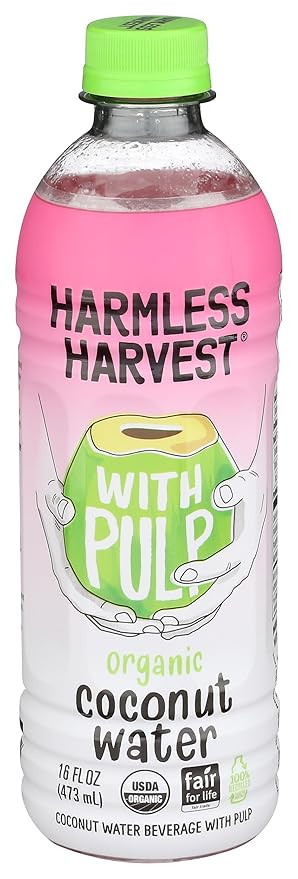 Harmless Harvest, Water Coconut Pulp Organic, 16 Ounce | Amazon (US)