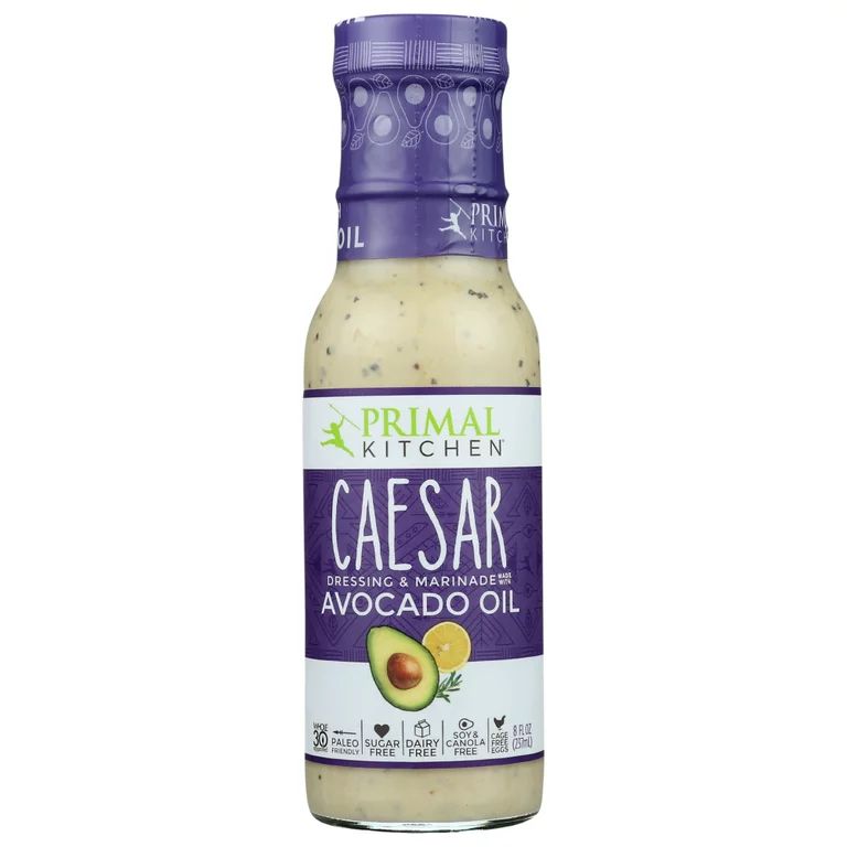 Primal Kitchen Caesar Salad Dressings & Marinade, 8 Fl Oz | Walmart (US)