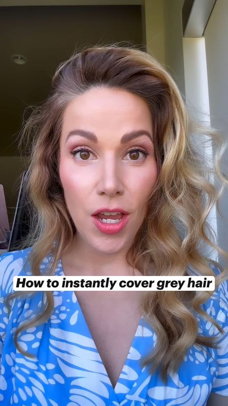 How to instantly cover up gray hair and blonde highlights or blonde hair using Blond Perfection Root Cover-Up Powder 

#LTKOver40 #LTKVideo #LTKBeauty