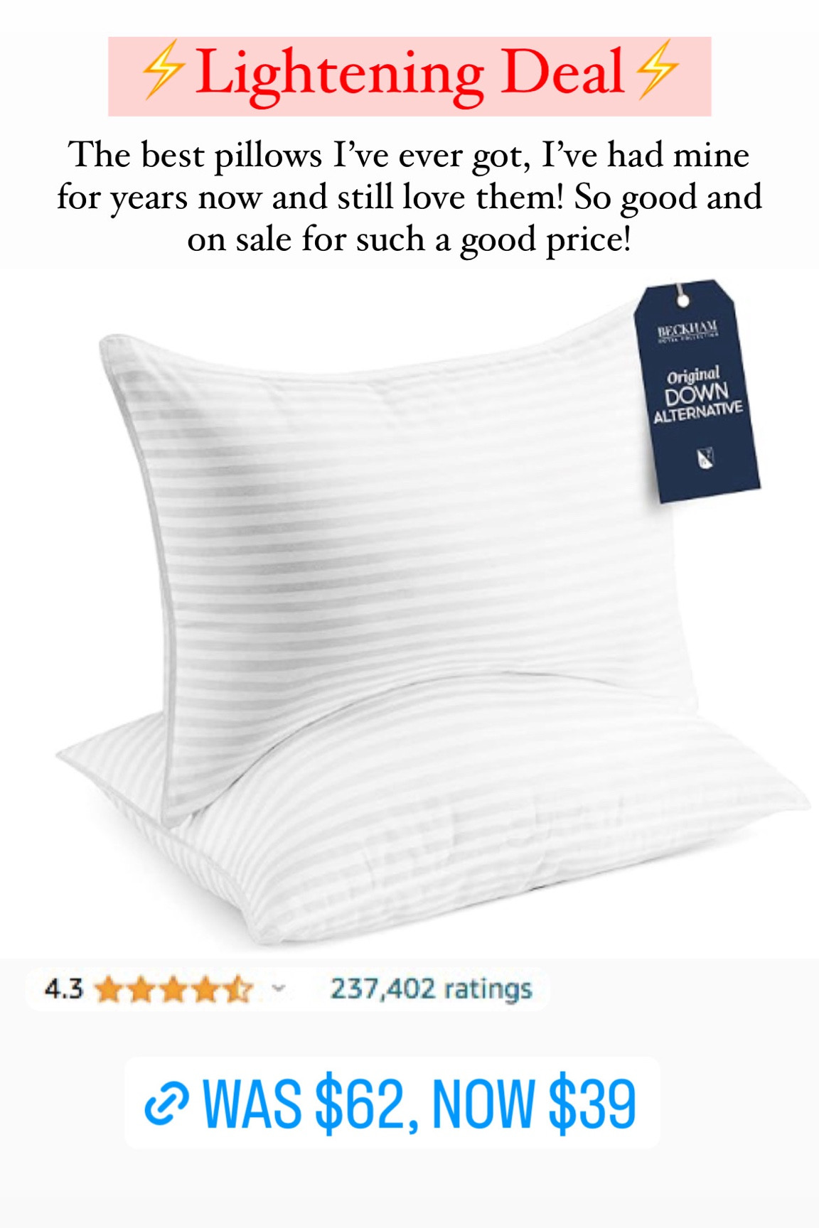 The best Amazon pillows on sale!!
These seriously feel like high end hotel pillows.

Amazon home finds, Amazon bedroom, Amazon pillows,


#LTKsalealert #LTKhome