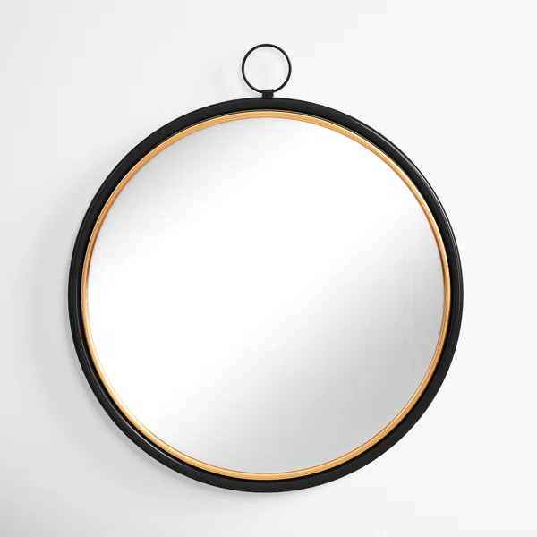 Conan Round Metal Wall Mirror | Wayfair North America