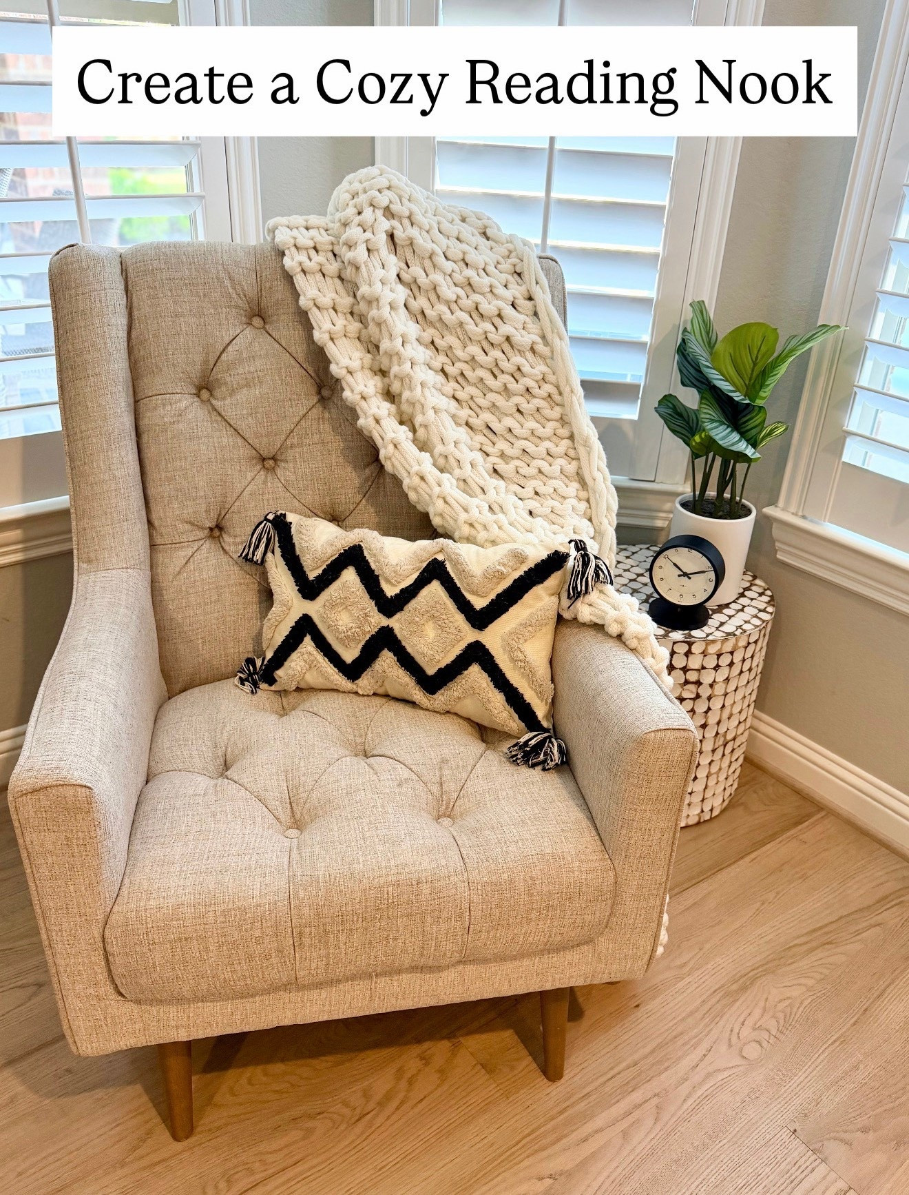 Design on a dime with me - create a cozy reading nook in an inviting space of your home! (Also included a recliner option) 🪑 

#homedecor #readingnook #homeinteriors #coastalboho

#LTKSaleAlert #LTKStyleTip #LTKHome