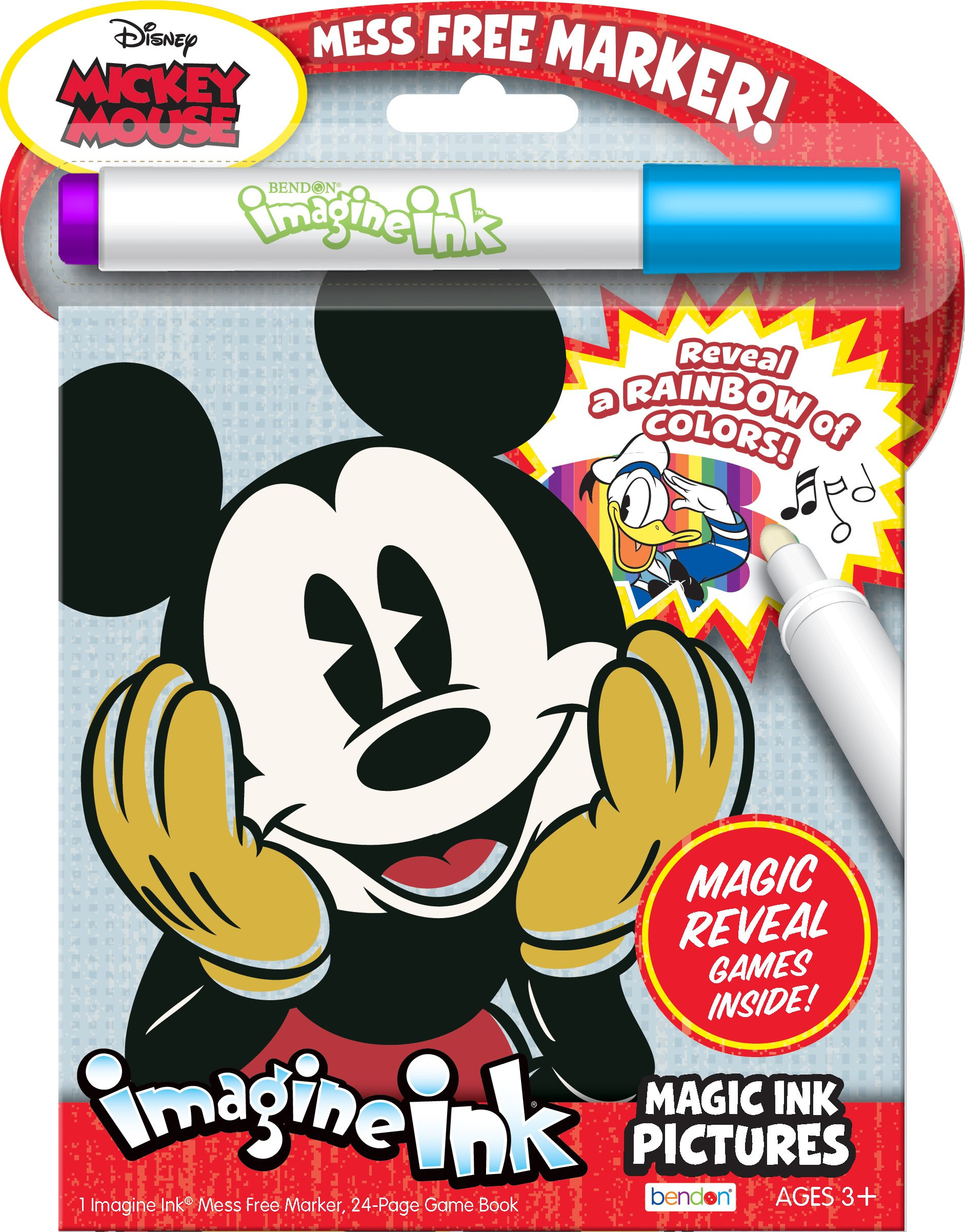 Disney Bendon 43776 Mickey Mouse Vintage Imagine Ink Magic Ink Pictures | Amazon (US)