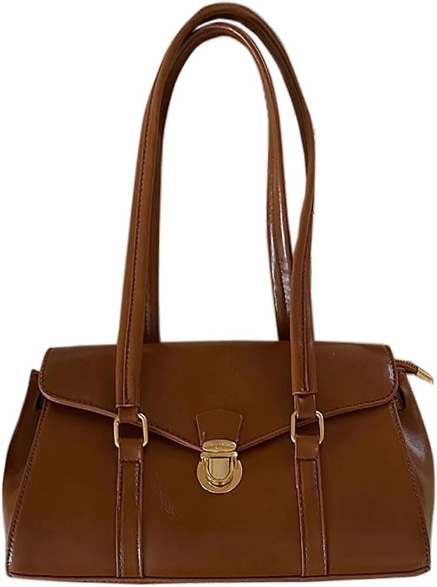 JUYGO Small Shoulder Bags for Women Retro Satchel Purse PU Leather Underarm Tote Handbags Cute Sq... | Walmart (US)