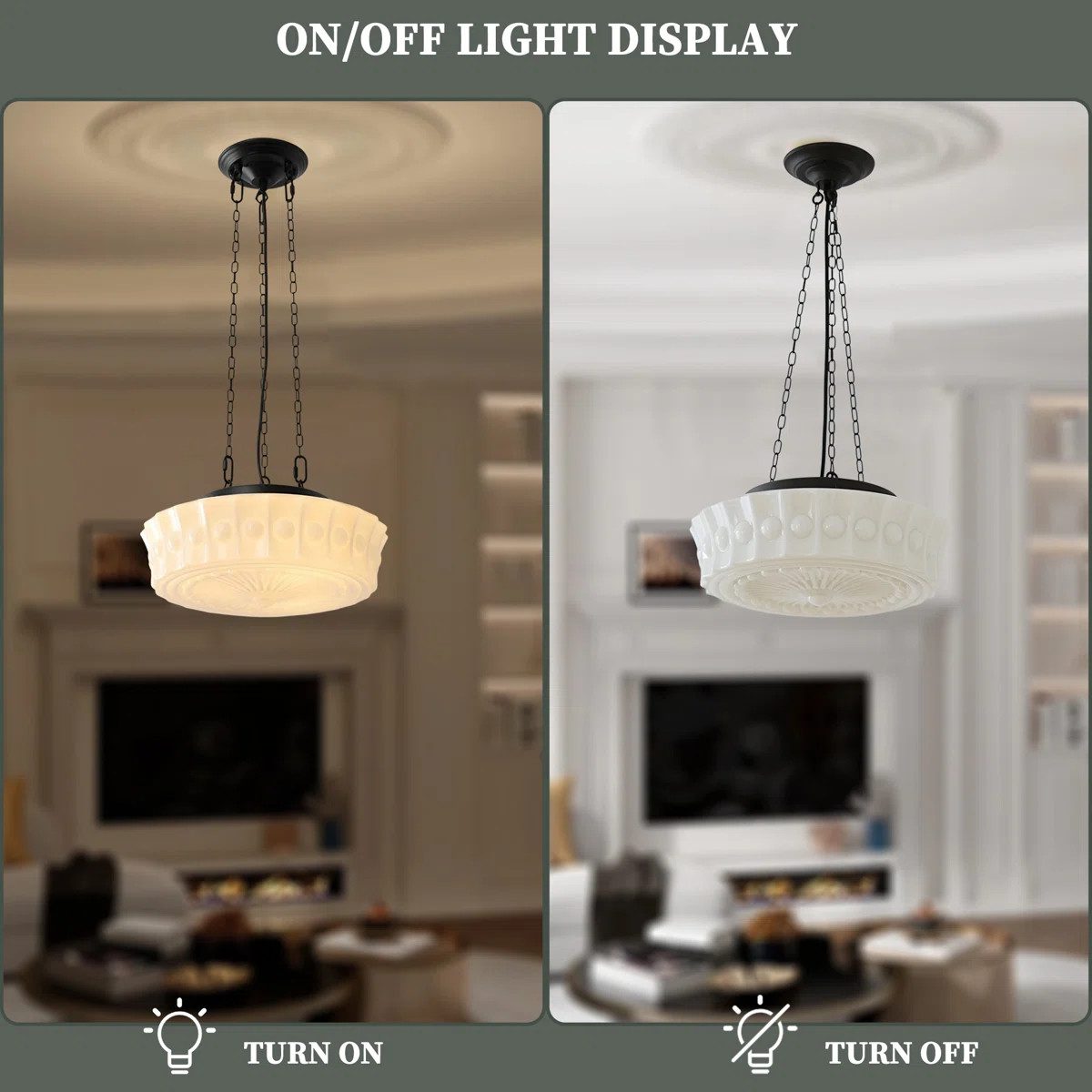 Milk Glass Pendant Light | Wayfair North America