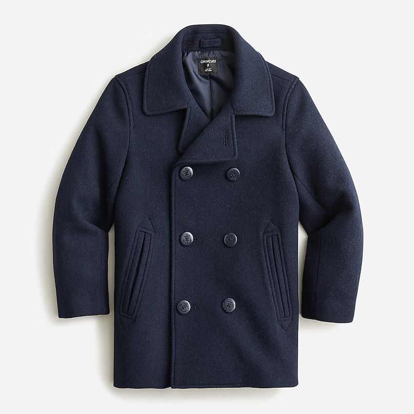 Kids' relaxed wool peacoat | J.Crew US
