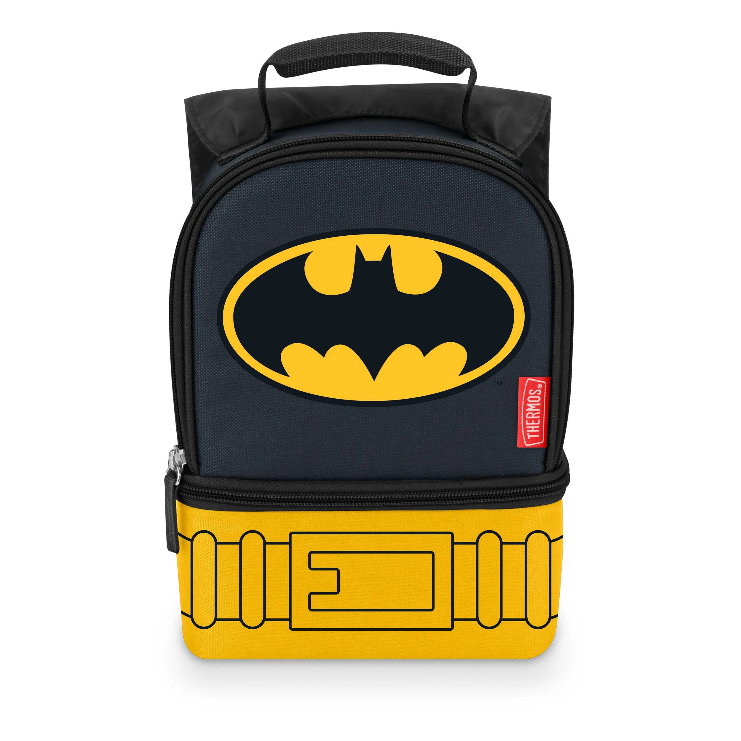 Thermos Kids Reusable Dual Compartment Lunch Box, Batman - Walmart.com | Walmart (US)