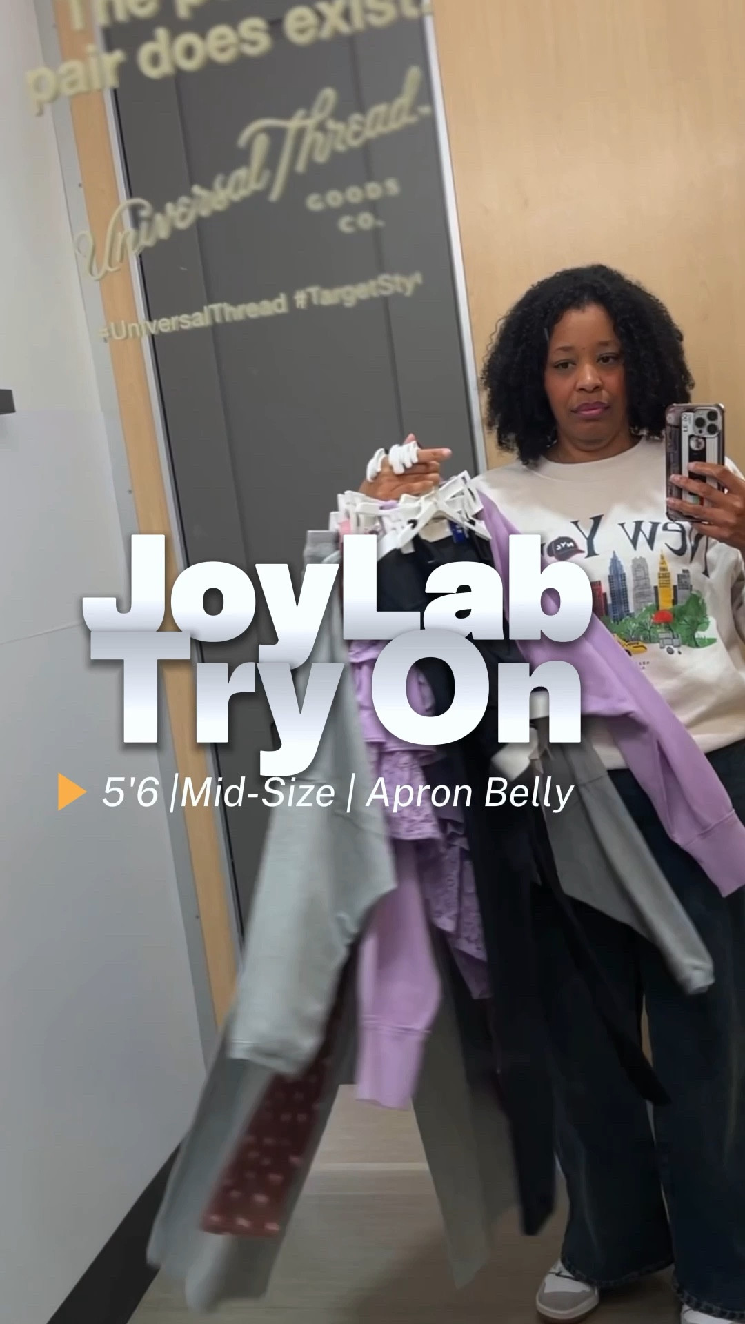 JoyLab x Target Try-on Haul 
5’6 | Midsize | Apron belly 
✨Everything in size Large ✨
-Long sleeve pullovers  (grey, purple, pink): XL
-Black bubble dress: Small



#LTKSaleAlert #LTKActive #LTKOver40