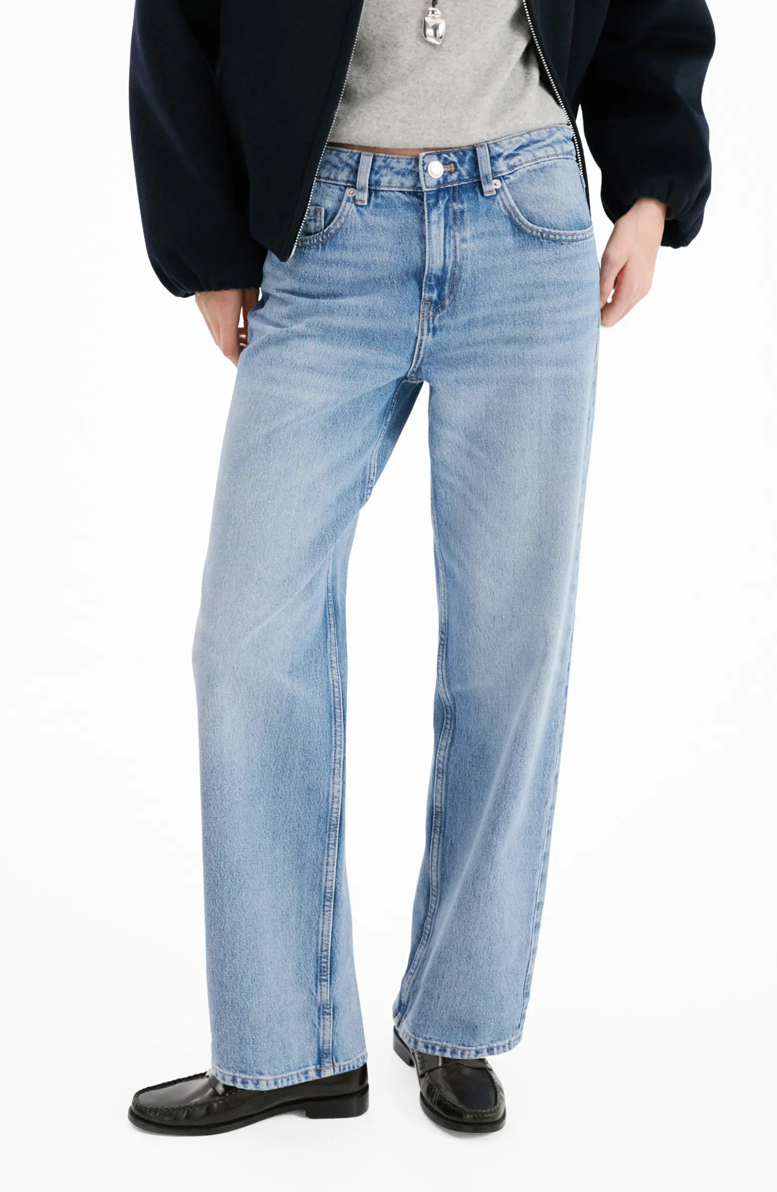 River Straight Leg Nonstretch Jeans | Nordstrom