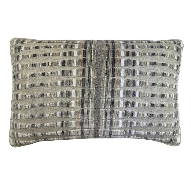 Knockout Sandstone Velvet Bed Pillow | Outrageous Interiors + Design