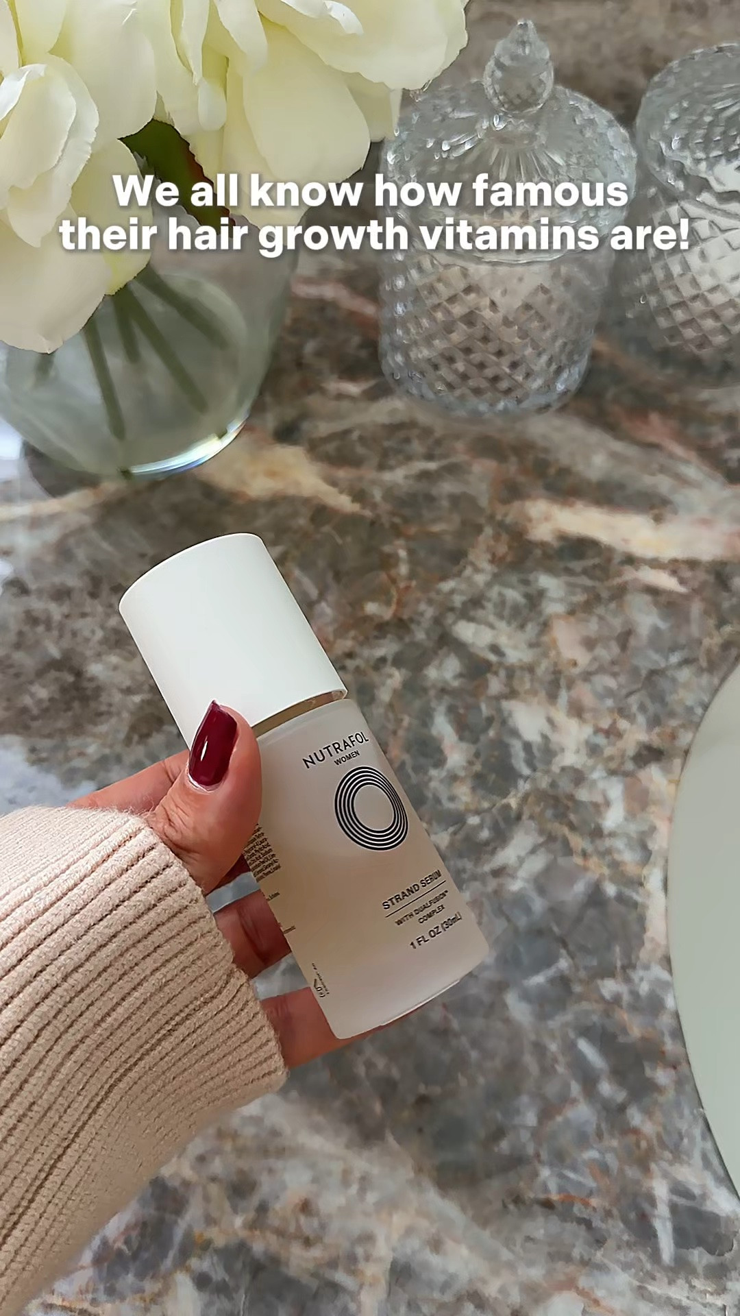 This powerful serum is formulated to reduce breakage and strengthen strands, so hair can grow longer and stronger. It delivers 6X stronger hair, 83% reduction in breakage over time, and  62% reduction in split ends

@nutrafol #ad