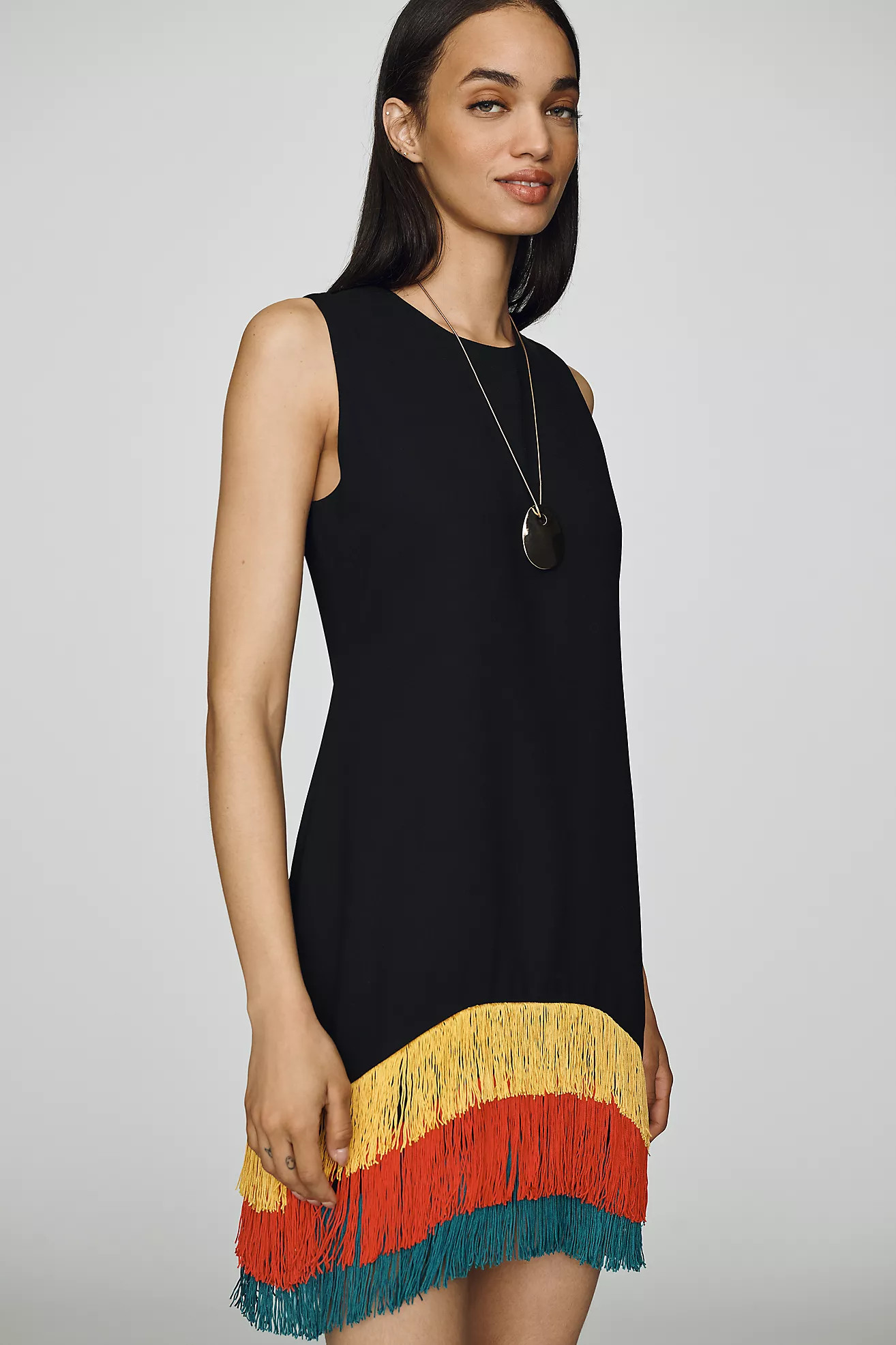 SIMONMILLER Bowie Fringe Mini Dress | Anthropologie (US)