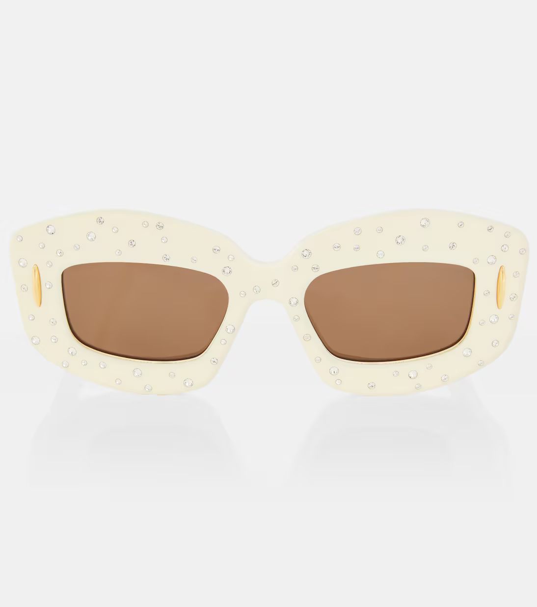 Screen embellished square sunglasses | Mytheresa (US/CA)