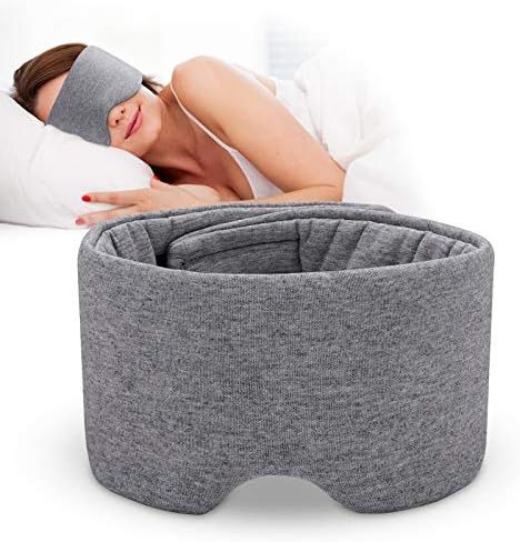 Cotton Sleep Mask for Men Women, Handmade Eye Mask for Sleeping, Light Blocking / Breathable / Comfo | Amazon (US)