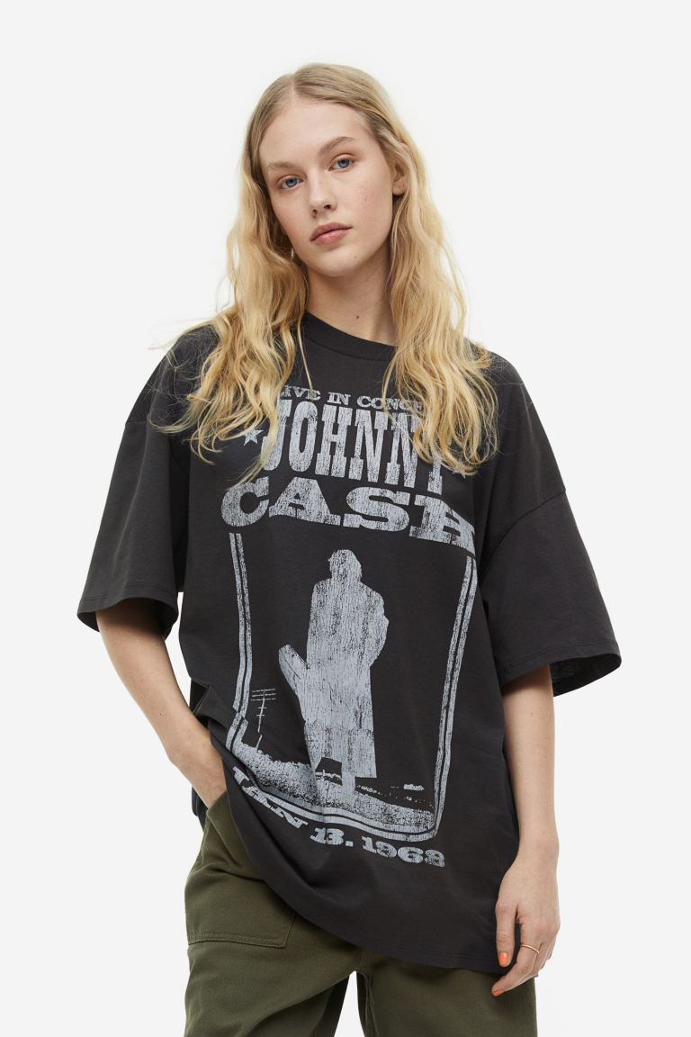 Oversized Printed T-shirt | H&M (US + CA)