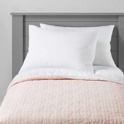 Chambray Stripes Kids' Quilt - Pillowfort™ | Target