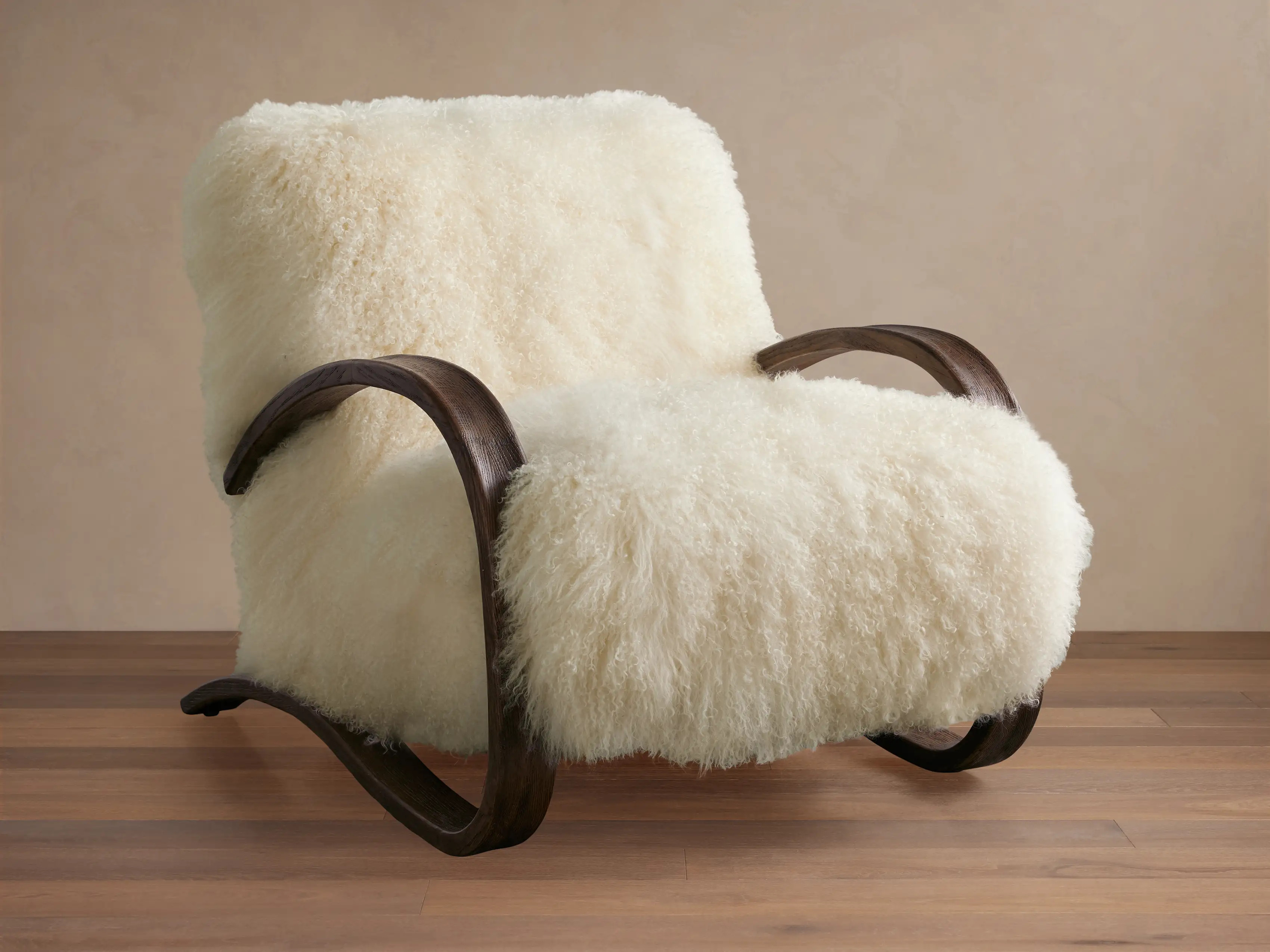 Allora Mongolian Shearling Chair | Arhaus