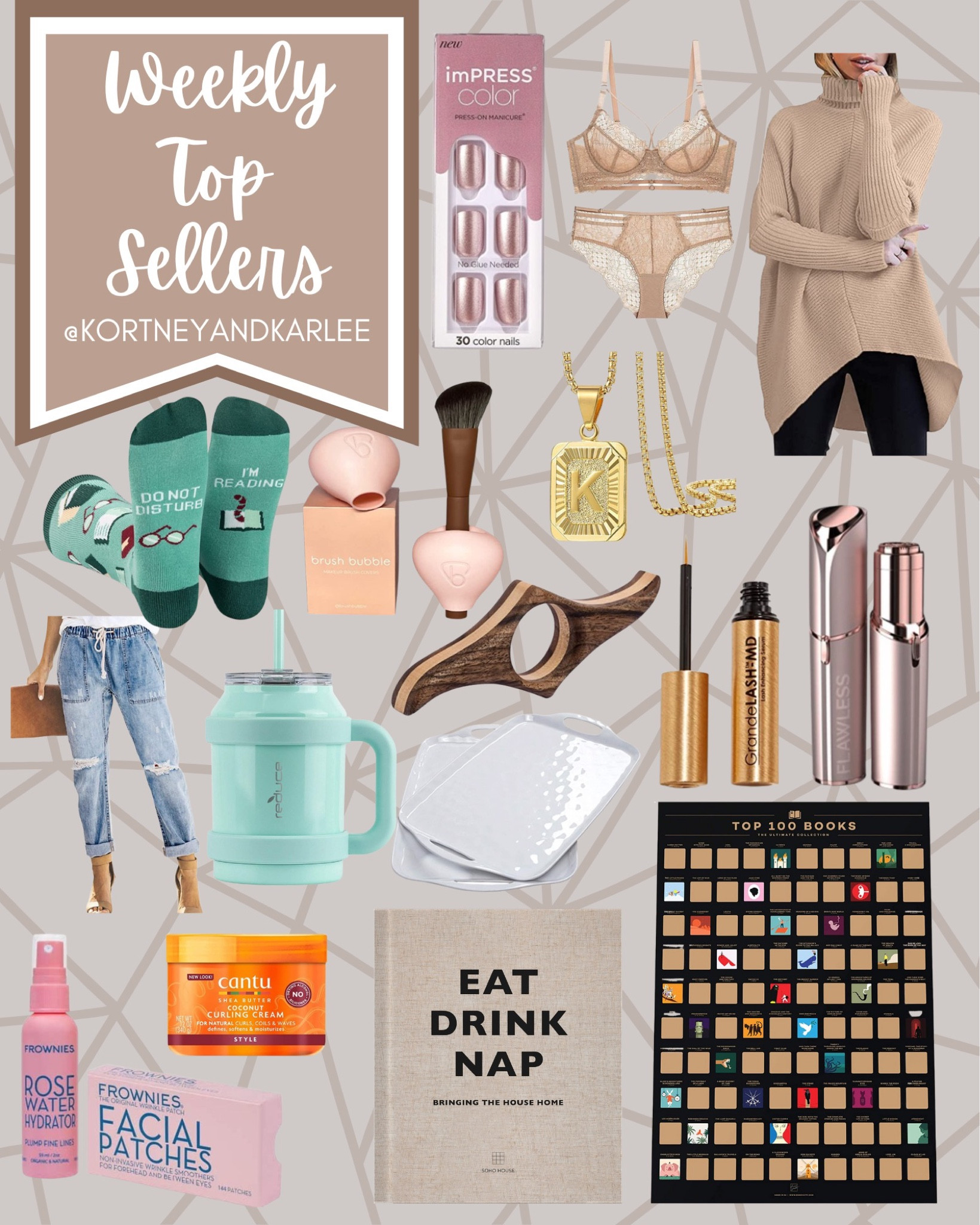 Weekly Top Sellers!

Kortney and Karlee | #kortneyandkarlee 

#LTKSeasonal #LTKunder50 #LTKhome