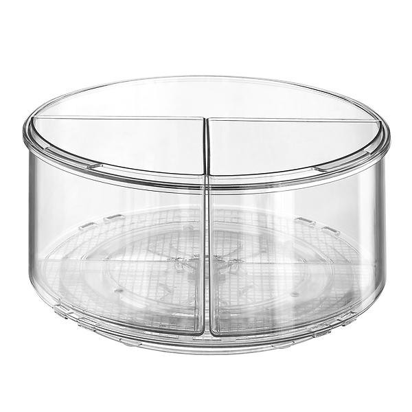 Everything Organizer Deep Turntable with Removable Bins | The Container Store