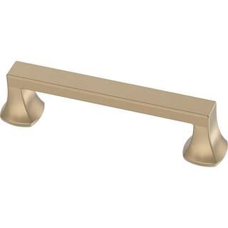 Mandara 3-3/4 in. (96 mm) Champagne Bronze Cabinet Drawer Pull | The Home Depot