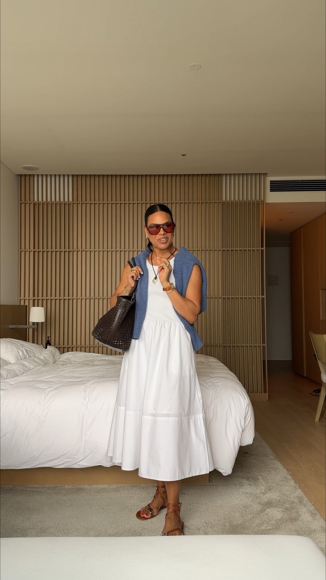 GRWM for Day 2 in Tokyo! Striped blue dress w/ cinch pull bodice or White cotton dress fully lined & pockets. The white dress is under $30 dollars! Both true to size. 


Blue dress, striped dress, cotton dress, white dress, dress with pockets, summer dress, blue cardigan, brown sandals, red sunglasses, oversized tote bag, leather bag. 

#LTKStyleTip #LTKFindsUnder50 #LTKOver40