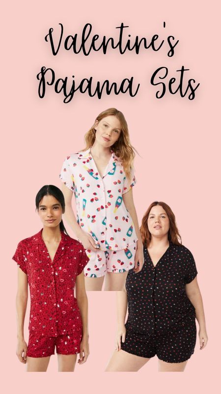 Cute pajamas for Valentine’s Day under $20!