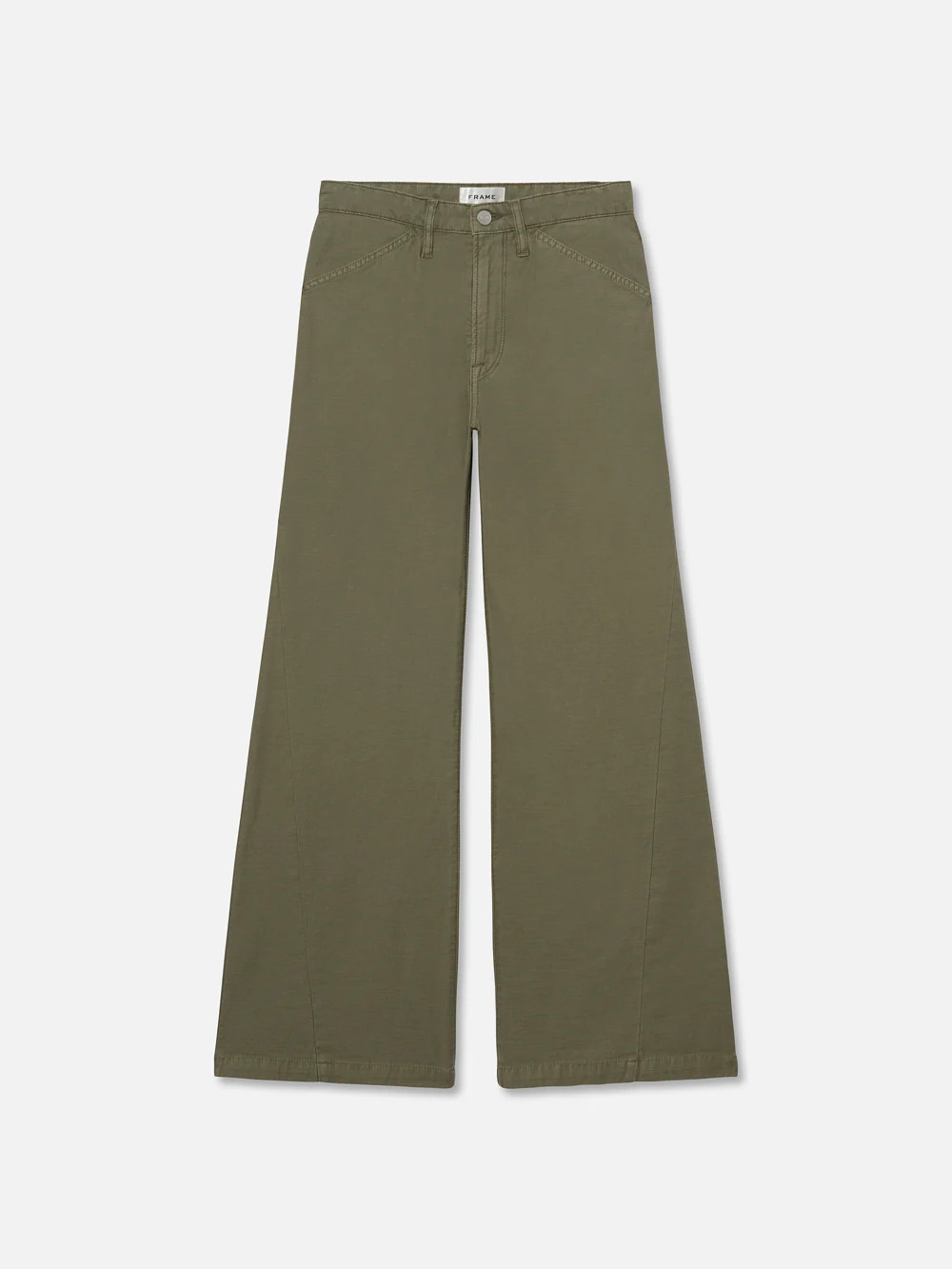 Le Baggy Palazzo  in  Washed Summer Sage | Frame Denim