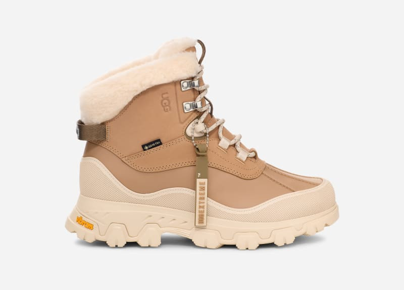 UGG® Women's Adirondack Meridian Hiker Leather/Nubuck Boots in Sand, Size 9.5 | UGG (US)