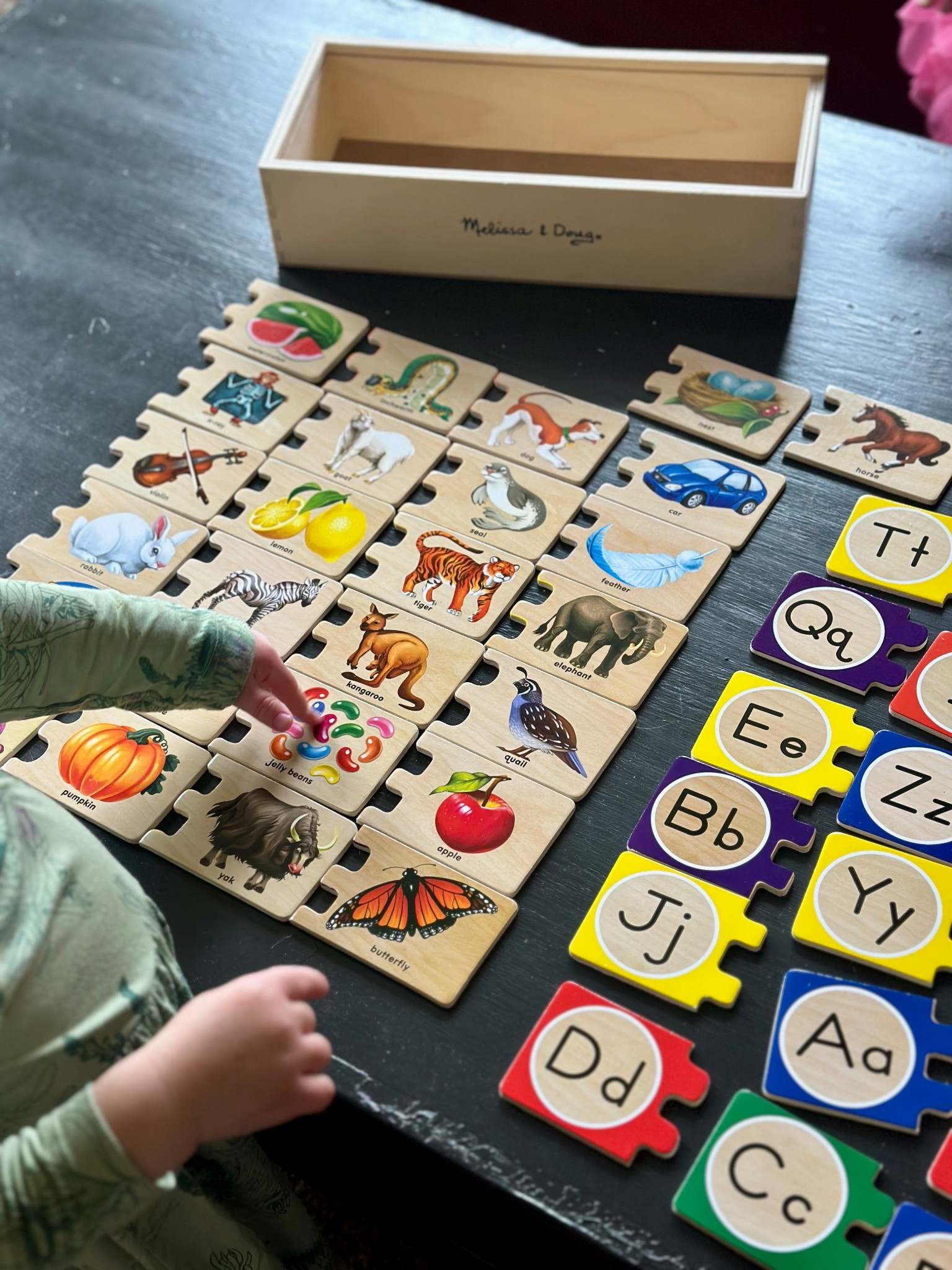 This Melissa & Doug self-correcting alphabet puzzle set is such a fantastic way for kids to learn and recognize their letters 🔤✨ They love playing with it, and I love that it builds early literacy, problem-solving, and fine motor skills through play. A great learning toy for toddlers and preschoolers!

alphabet puzzle for kids, letter recognition toys, Melissa & Doug puzzles, educational toys for toddlers, preschool learning toys, early literacy activities, learning through play

#LTKKids #MelissaAndDoug #LearningThroughPlay #AlphabetPuzzle #ToddlerLearning #PreschoolActivities #EducationalToys #LetterRecognition #ScreenFreePlay #MomLife

#LTKKids #LTKmomlife #LTKFindsUnder50