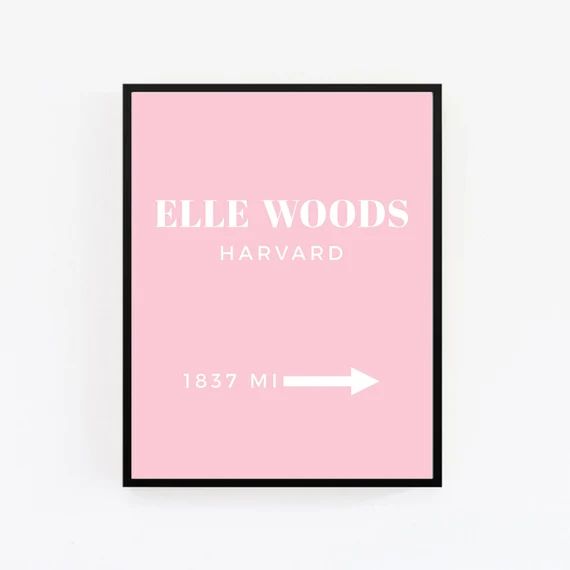 Legally Blonde Print Elle Woods Print What Like It's Hard Quote Legally Blonde Poster Digital Pri... | Etsy (US)