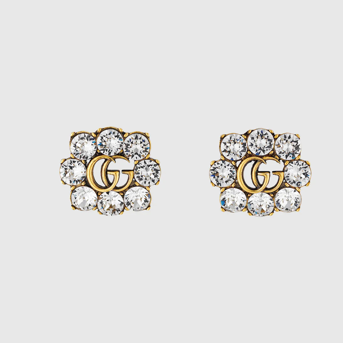 Gucci Crystal Double G earrings | Gucci (US)
