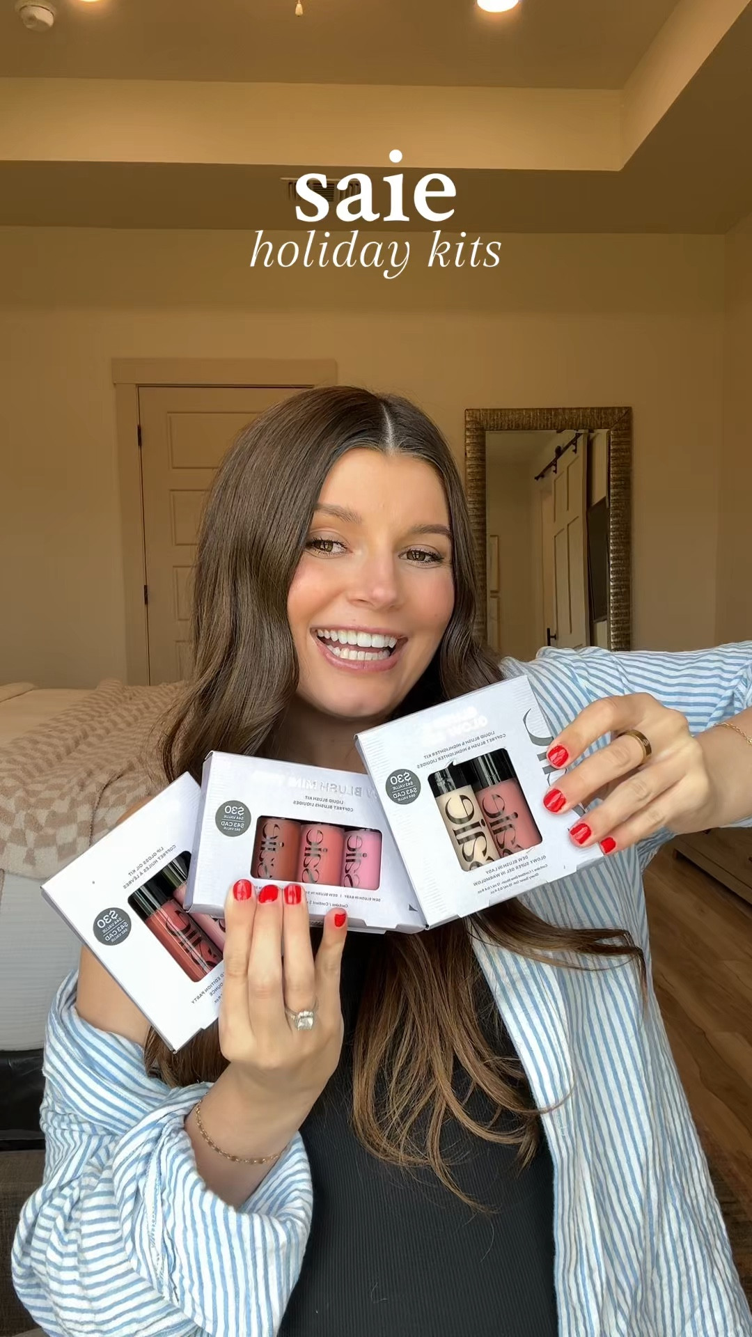 Saie Holidy Kits just dropped in Sephora and will make THE best stocking stuffer this Christmas! Stock up now and gift these to your favorite beauty lover, BFF, mom, sister, & teachers! Also the perfect gift to yourself to try new shades at the most incredible value! 

Saie beauty, makeup, makeup lover, stocking stuffers, gift guide, Christmas gift, Saie blush, gift set, Saie Holiday Kits, Saie Gift set

#LTKBeauty #LTKSeasonal #LTKFindsUnder50