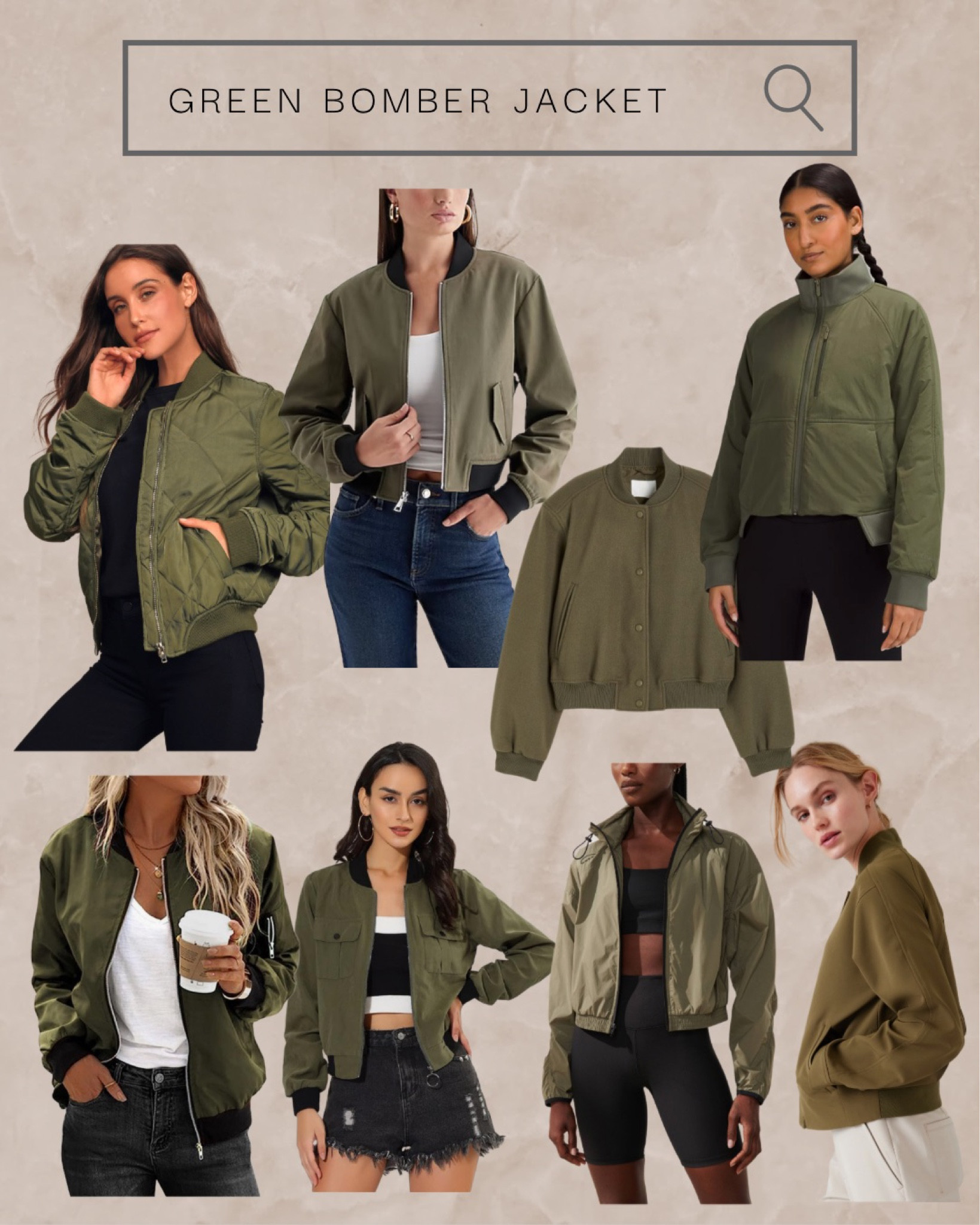 Fall trends 2023:
Green bomber jacket
Wearable trends
#greenbomberjacket #bomberjacket #falljacket #fall #outerwear #fallfashion #fallstyle #falloutfit

#LTKfindsunder50 #LTKstyletip #LTKSeasonal