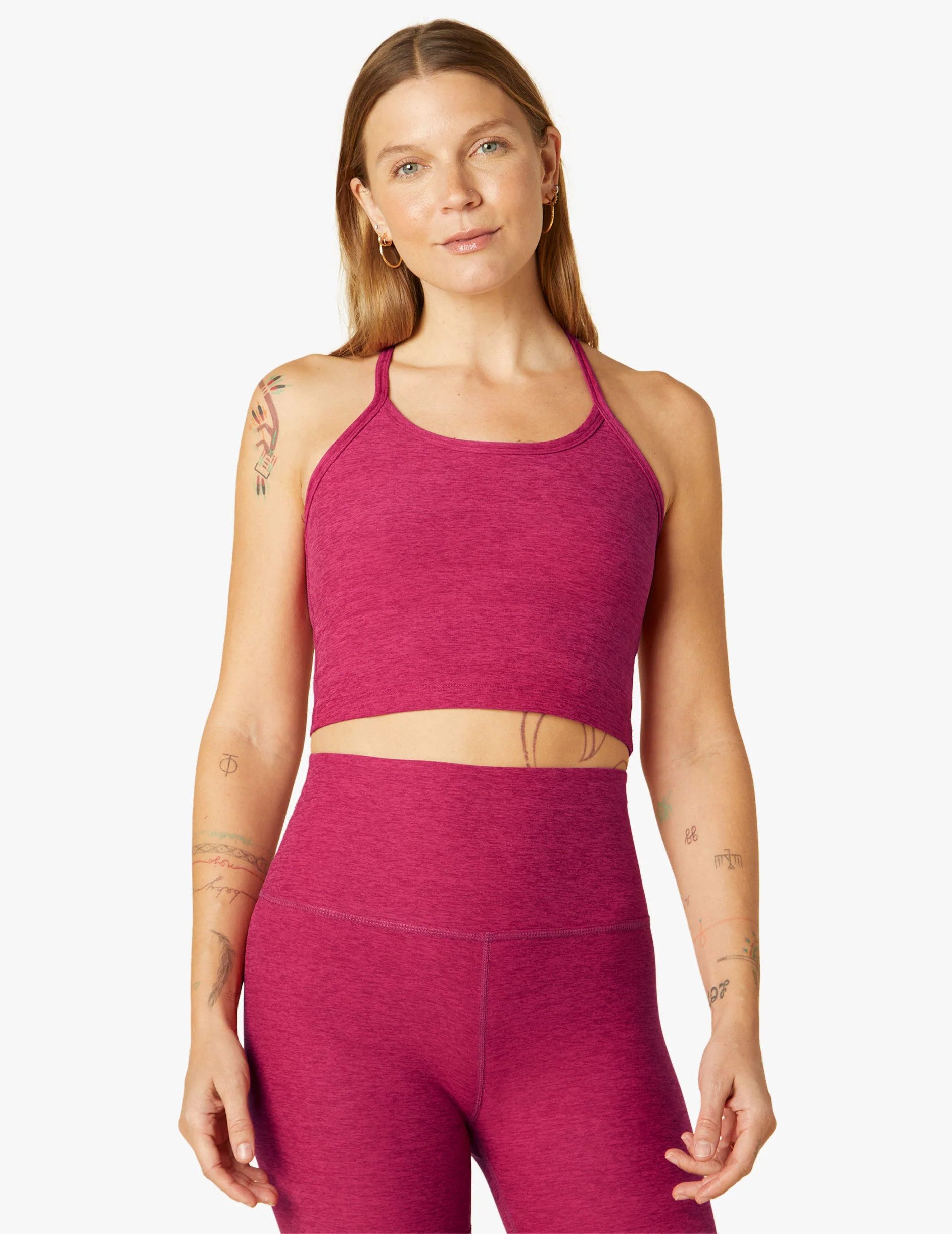 Spacedye Slim Racerback Cropped Tank | Beyond Yoga | Beyond Yoga