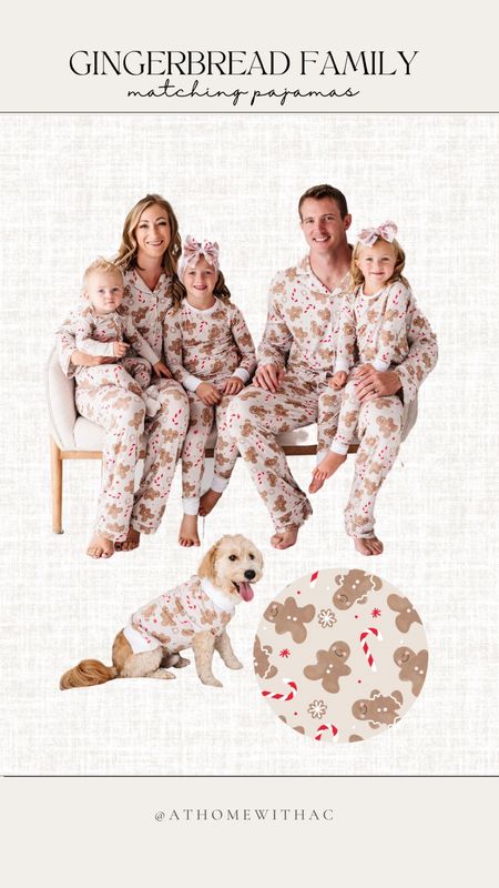 Gingerbread family matching pajamas! Buy two get one free with code “Buy2GET1"

#LTKSeasonal #LTKHoliday #LTKfamily