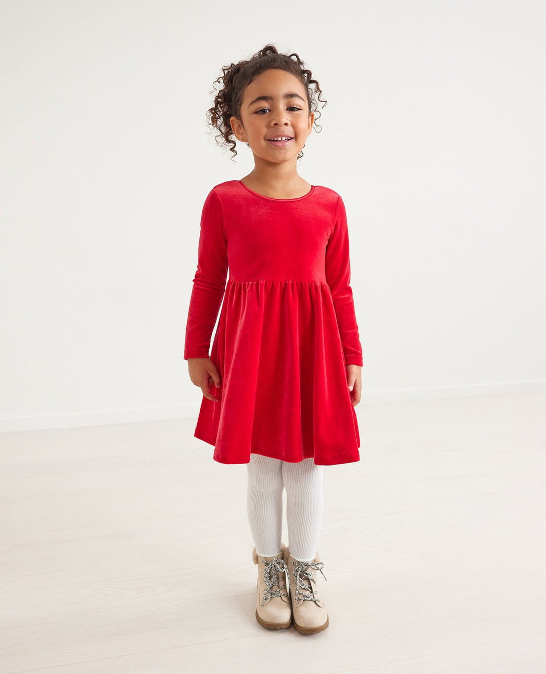 Velour Skater Dress | Hanna Andersson