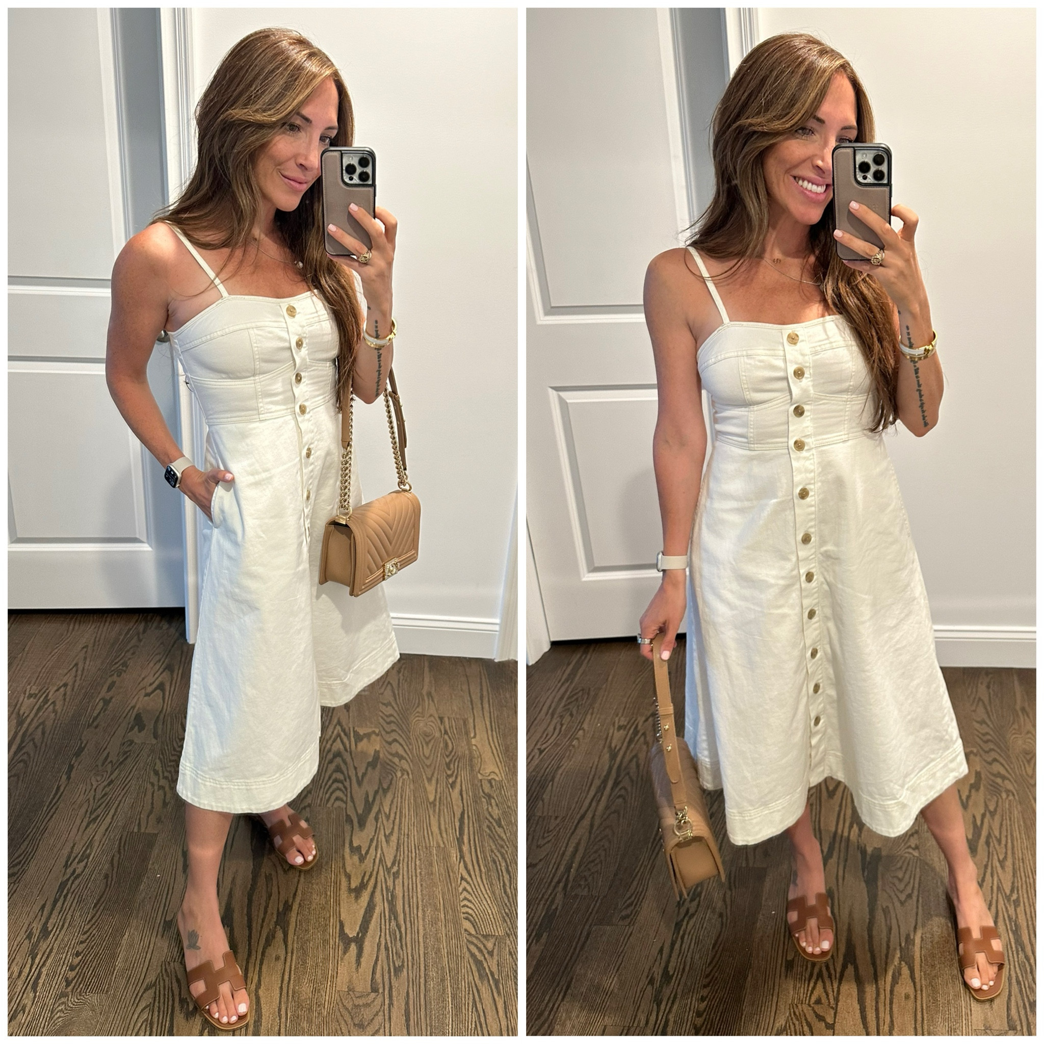 There’s a reason this denim dress sold out like hot cakes- it was such a great find! Linked a whole bunch of comparables (at all dif price points) because I am just loving this look 😍

Shoes: Hermes Oran
Bag: med chanel boy bag 

#LTKStyleTip #LTKSeasonal #LTKFindsUnder50