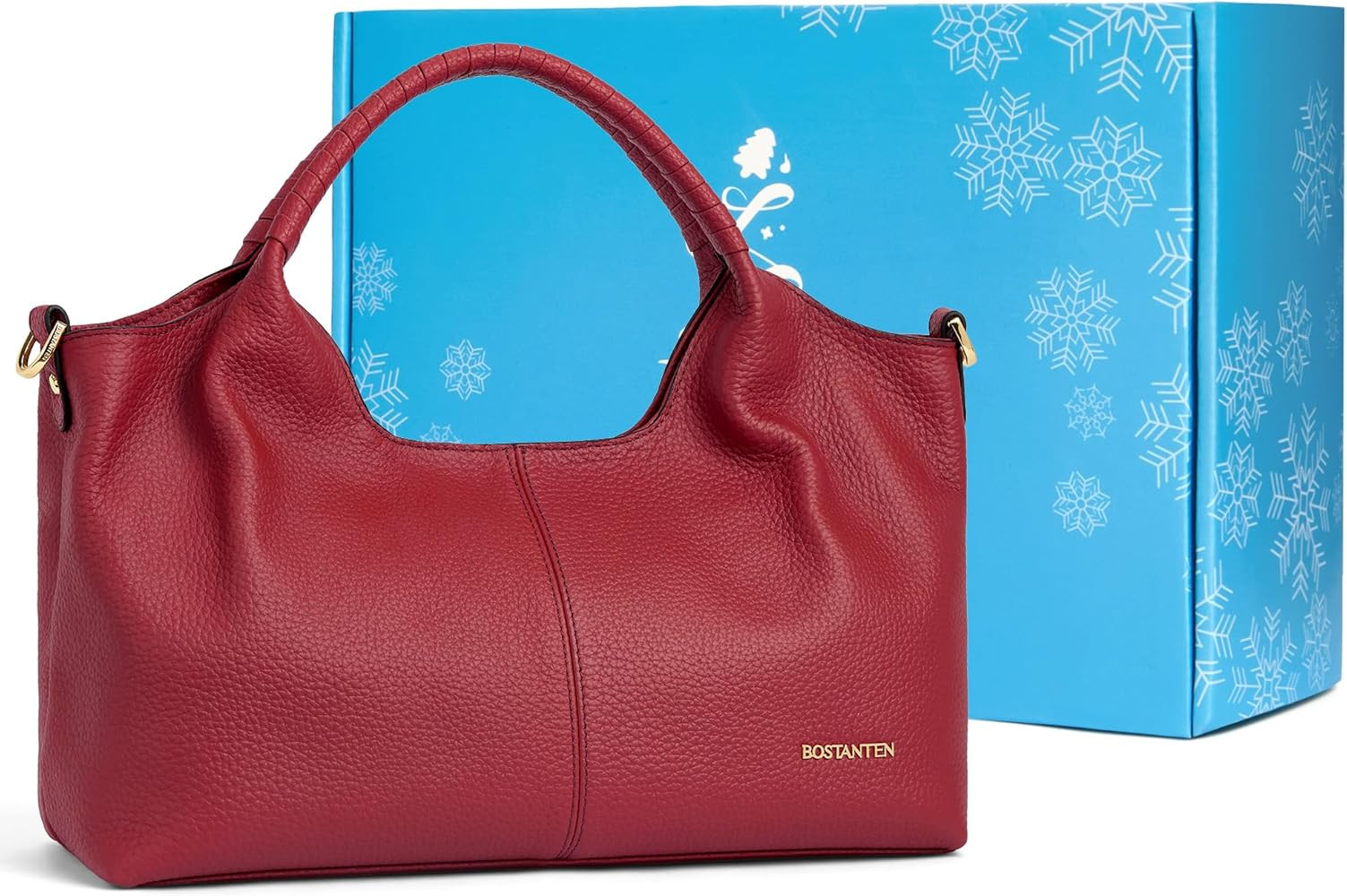 BOSTANTEN Genuine Leather Purses for Women Designer Handbags Crossbody Shoulder Bags Top Handle S... | Amazon (US)