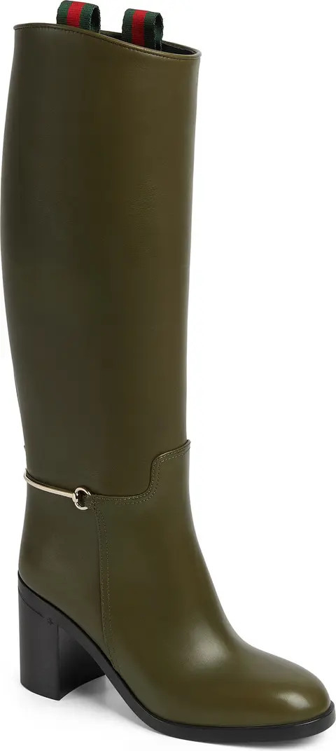 Gucci Horsebit Knee High Boot (Women) | Nordstrom | Nordstrom