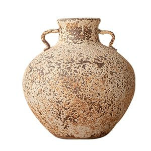 Ceramic Rustic Farmhouse Vase,Extra Large Terra Cotta Vase, Huge Pottery Decorative Flower Vases for Living Room Entryway Table Centerpiece Decor(11.8'' X 11.8'' x 11.8'') | Amazon (US)